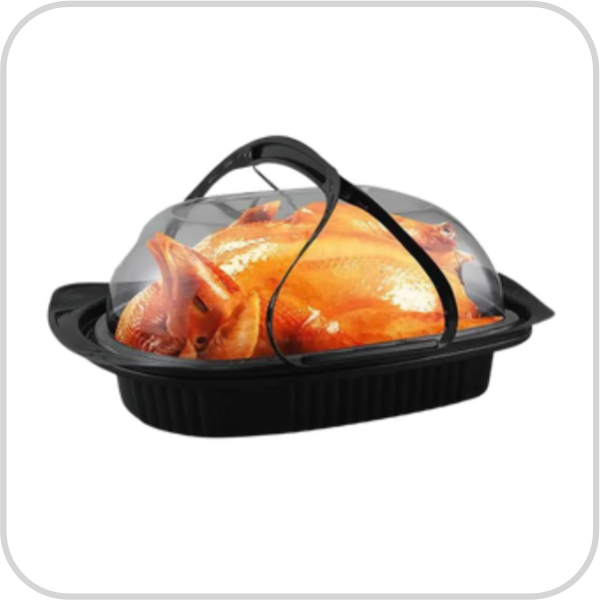 Anti-Fog Roast Chicken Container