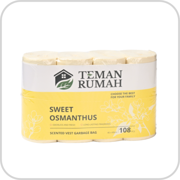 Scented Vest Garbage Bag Sweet Osmanthus (108 pcs)
