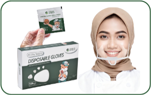 TEMAN RUMAH - Disposable Gloves & Mask